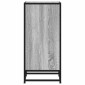 vidaXL Ραφιέρα Γκρι Sonoma 35,5x35x76 εκ. Επεξ. Ξύλο + Μέταλλο