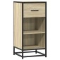 vidaXL Συρταριέρα Sonoma Δρυς 35,5x35x76 εκ. Επεξ. Ξύλο + Μέταλλο