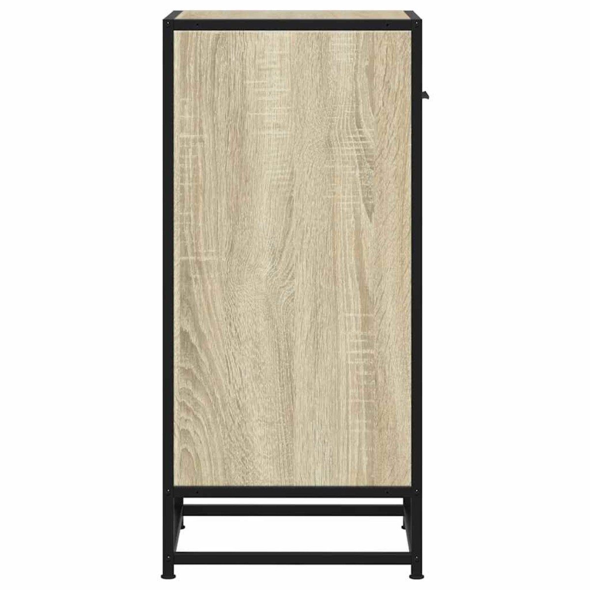 vidaXL Συρταριέρα Sonoma Δρυς 35,5x35x76 εκ. Επεξ. Ξύλο + Μέταλλο