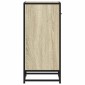 vidaXL Συρταριέρα Sonoma Δρυς 35,5x35x76 εκ. Επεξ. Ξύλο + Μέταλλο