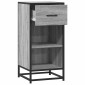 vidaXL Ραφιέρα Γκρι Sonoma 35,5x35x76 εκ. Επεξ. Ξύλο + Μέταλλο