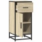 vidaXL Συρταριέρα Sonoma Δρυς 35,5x35x76 εκ. Επεξ. Ξύλο + Μέταλλο