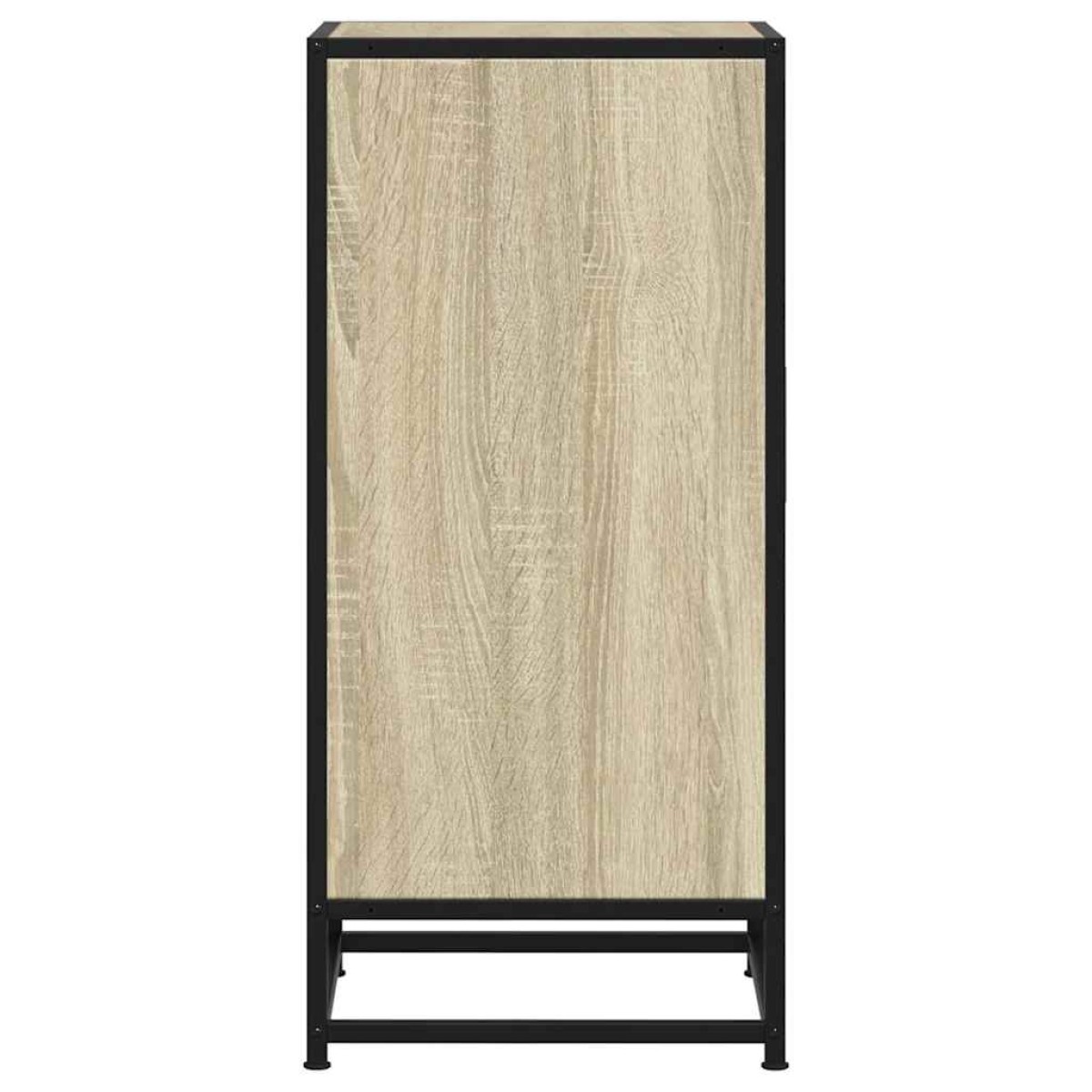 vidaXL Συρταριέρα Sonoma Δρυς 35,5x35x76 εκ. Επεξ. Ξύλο + Μέταλλο