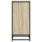 vidaXL Συρταριέρα Sonoma Δρυς 35,5x35x76 εκ. Επεξ. Ξύλο + Μέταλλο