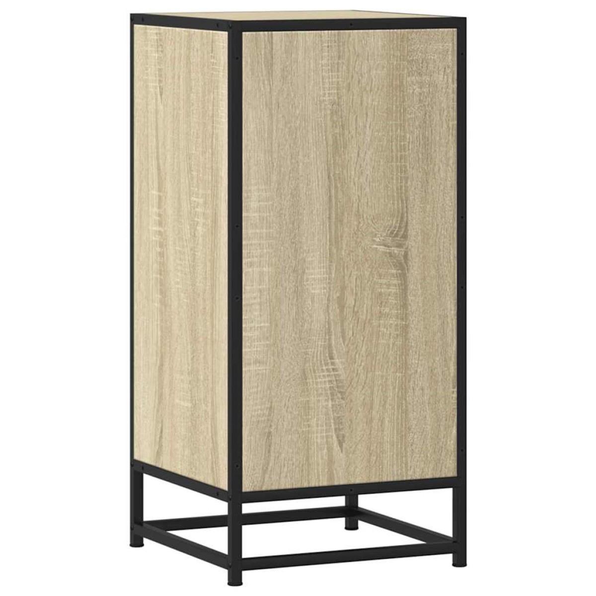 vidaXL Συρταριέρα Sonoma Δρυς 35,5x35x76 εκ. Επεξ. Ξύλο + Μέταλλο