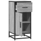 vidaXL Ραφιέρα Γκρι Sonoma 35,5x35x76 εκ. Επεξ. Ξύλο + Μέταλλο