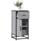 vidaXL Ραφιέρα Γκρι Sonoma 35,5x35x76 εκ. Επεξ. Ξύλο + Μέταλλο