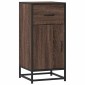 vidaXL Ραφιέρα Καφέ Δρυς 35,5x35x76 εκ. Επεξ. Ξύλο + Μέταλλο