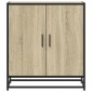 vidaXL Sideboard Sonoma Oak 68x35x76cm Κατασκευασμένο ξύλο και μέταλλο