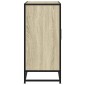 vidaXL Sideboard Sonoma Oak 68x35x76cm Κατασκευασμένο ξύλο και μέταλλο