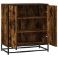 vidaXL Sideboard Καπνιστή βελανιδιά Κατασκευασμένο ξύλο και μέταλλο