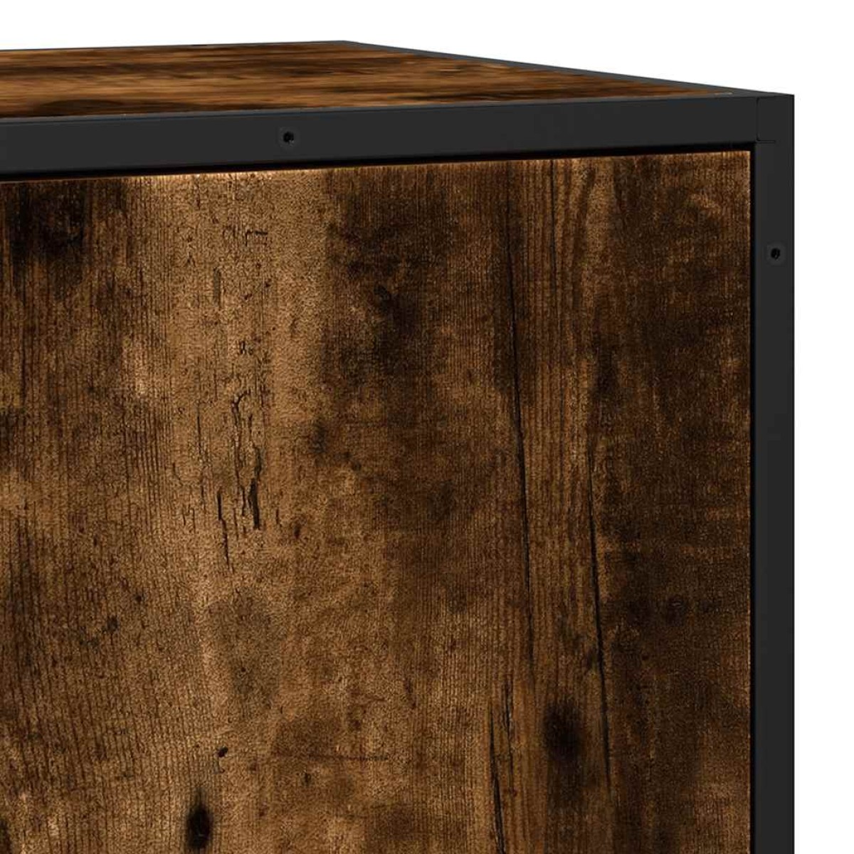 vidaXL Sideboard Καπνιστή βελανιδιά Κατασκευασμένο ξύλο και μέταλλο