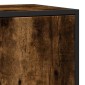 vidaXL Sideboard Καπνιστή βελανιδιά Κατασκευασμένο ξύλο και μέταλλο