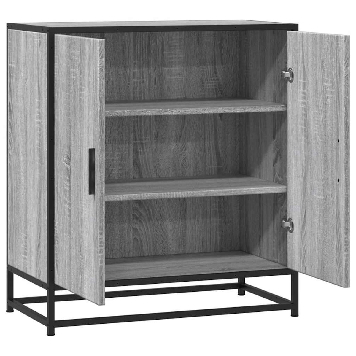 vidaXL Sideboard Sonoma Oak 68x35x76cm Κατασκευασμένο ξύλο και μέταλλο