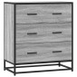 vidaXL Sideboard Grey Sonoma Κατασκευασμένο ξύλο και μέταλλο