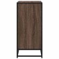 vidaXL Sideboard καφέ δρυς 68x35x76 cm Κατασκευασμένο ξύλο και μέταλλο