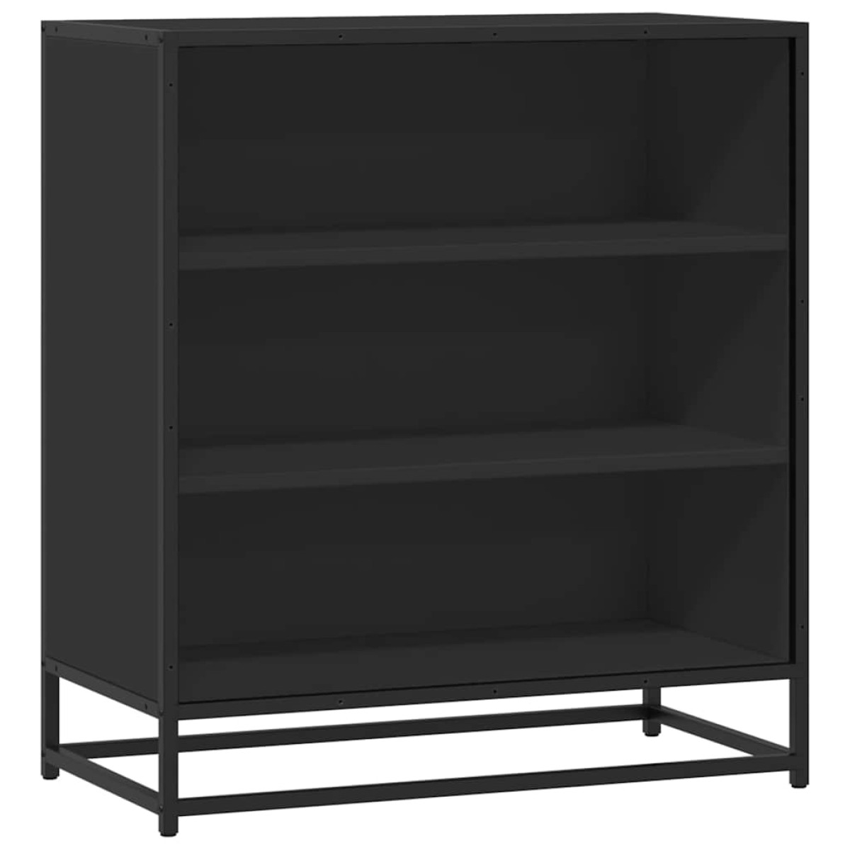 vidaXL Ραφιέρα Καφέ Δρυς 68x35x76 εκ. Επεξ. Ξύλο + Μέταλλο
