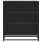 vidaXL Ραφιέρα Καφέ Δρυς 68x35x76 εκ. Επεξ. Ξύλο + Μέταλλο