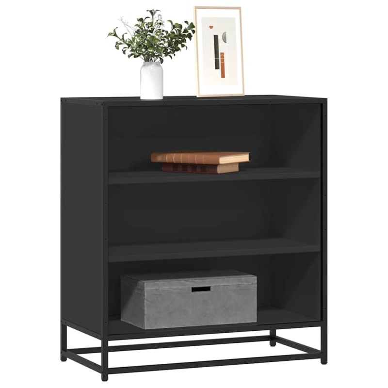vidaXL Ραφιέρα Καφέ Δρυς 68x35x76 εκ. Επεξ. Ξύλο + Μέταλλο