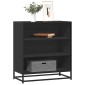 vidaXL Ραφιέρα Καφέ Δρυς 68x35x76 εκ. Επεξ. Ξύλο + Μέταλλο