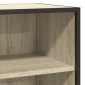 vidaXL Sideboard Sonoma Oak 68x35x76cm Κατασκευασμένο ξύλο και μέταλλο
