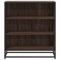 vidaXL Sideboard καφέ δρυς 68x35x76 cm Κατασκευασμένο ξύλο και μέταλλο