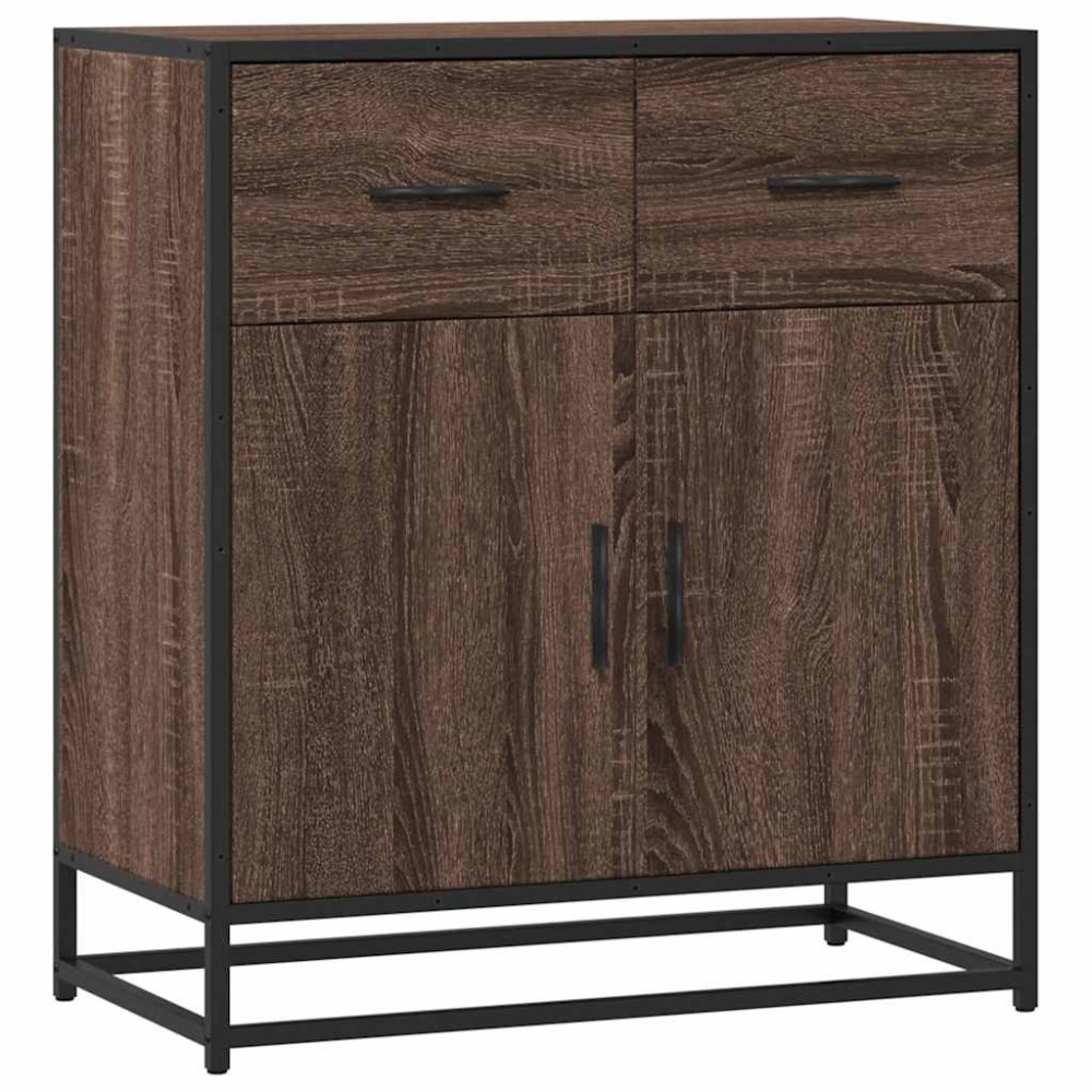 vidaXL Συρταριέρα καφέ δρυς 68x35x76 cm Κατασκευασμένο ξύλο