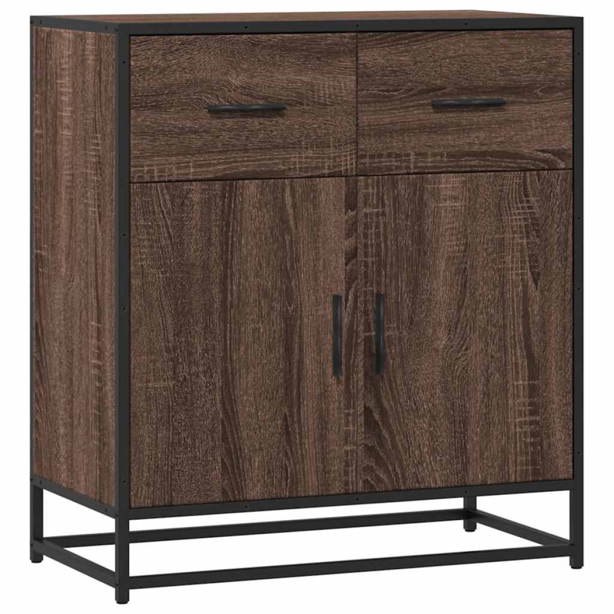vidaXL Συρταριέρα καφέ δρυς 68x35x76 cm Κατασκευασμένο ξύλο