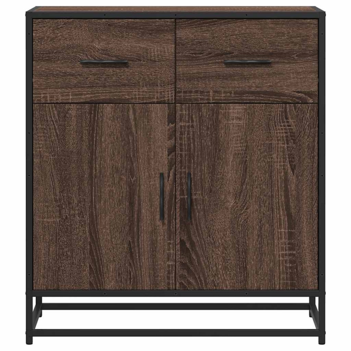 vidaXL Συρταριέρα καφέ δρυς 68x35x76 cm Κατασκευασμένο ξύλο