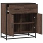 vidaXL Συρταριέρα καφέ δρυς 68x35x76 cm Κατασκευασμένο ξύλο