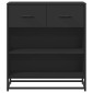 vidaXL Συρταριέρα Μαύρο 68x35x76 cm Κατασκευασμένο ξύλο