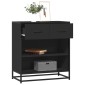 vidaXL Συρταριέρα Μαύρο 68x35x76 cm Κατασκευασμένο ξύλο