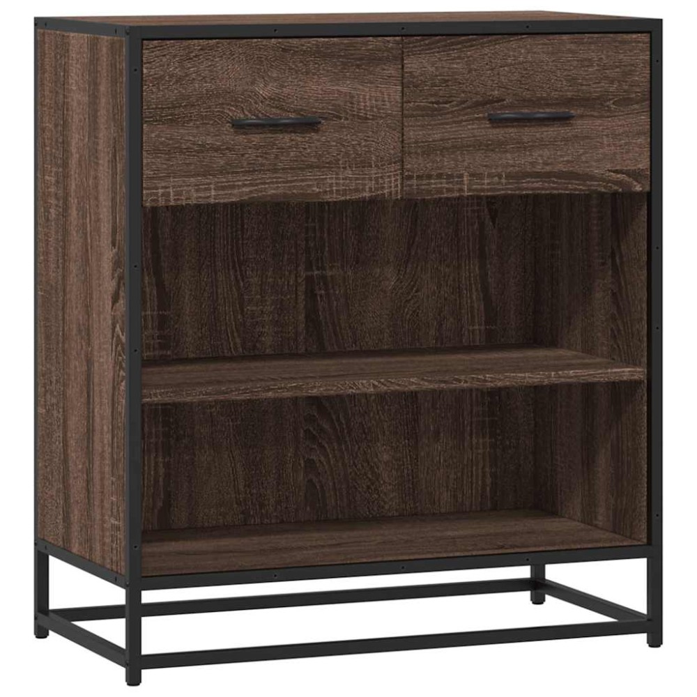 vidaXL Συρταριέρα καφέ δρυς 68x35x76 cm Κατασκευασμένο ξύλο