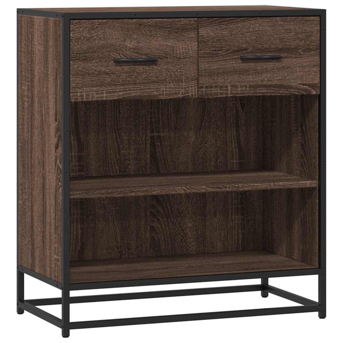vidaXL Συρταριέρα καφέ δρυς 68x35x76 cm Κατασκευασμένο ξύλο