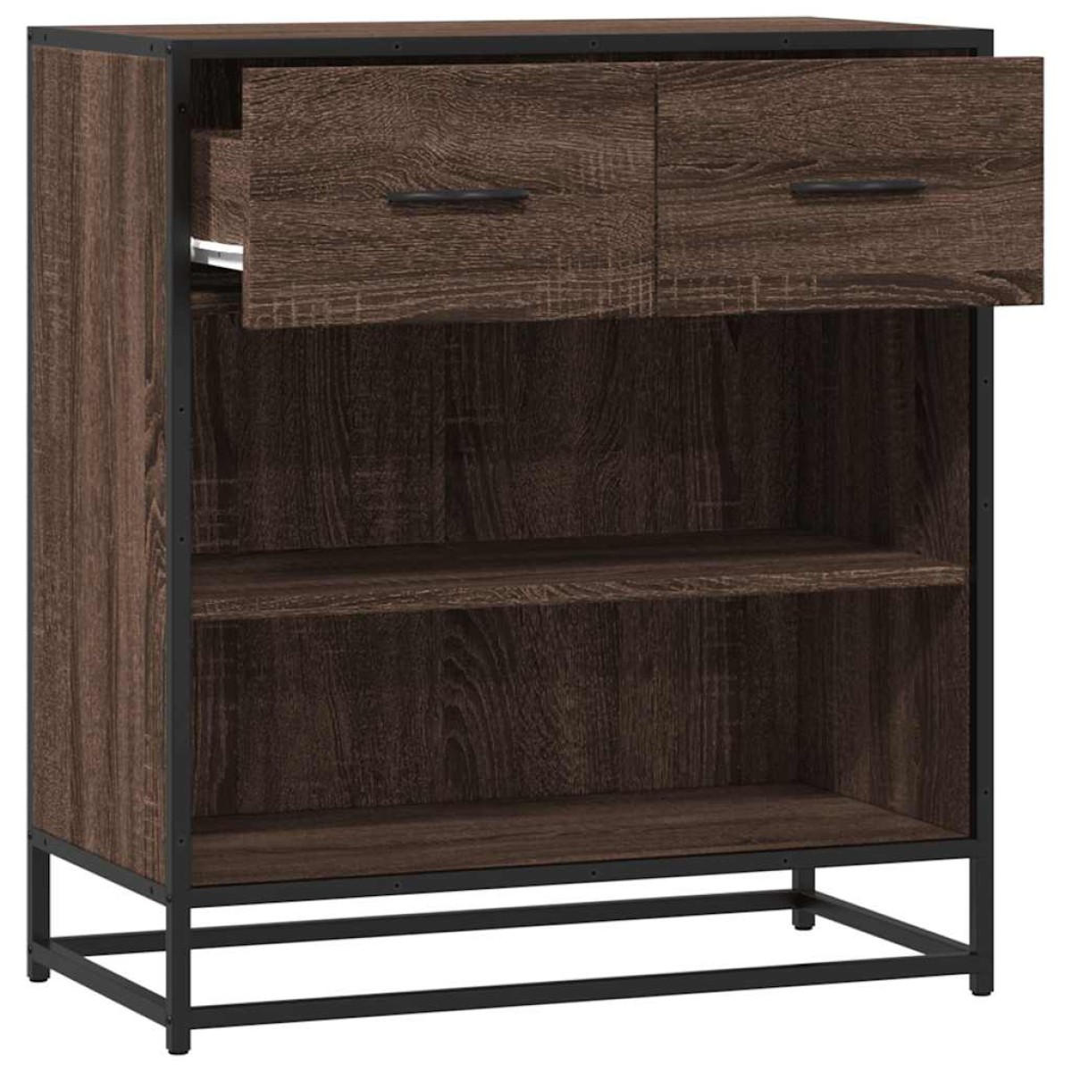 vidaXL Συρταριέρα καφέ δρυς 68x35x76 cm Κατασκευασμένο ξύλο