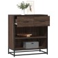 vidaXL Συρταριέρα καφέ δρυς 68x35x76 cm Κατασκευασμένο ξύλο