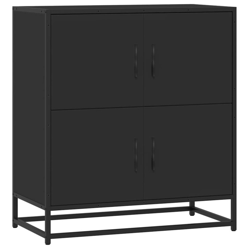 vidaXL Συρταριέρα Μαύρο 68x35x76 cm Κατασκευασμένο ξύλο