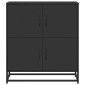 vidaXL Συρταριέρα Μαύρο 68x35x76 cm Κατασκευασμένο ξύλο