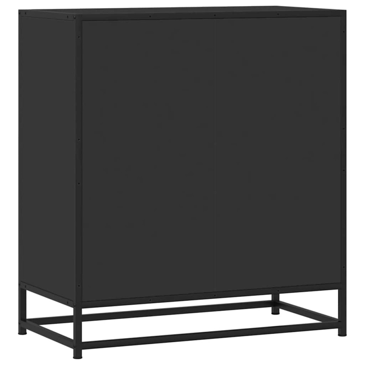 vidaXL Συρταριέρα Μαύρο 68x35x76 cm Κατασκευασμένο ξύλο
