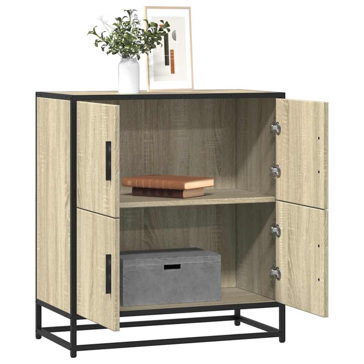 vidaXL Συρταριέρα Sonoma Δρυς 68x35x76 εκ. Επεξεργασμένο Ξύλο