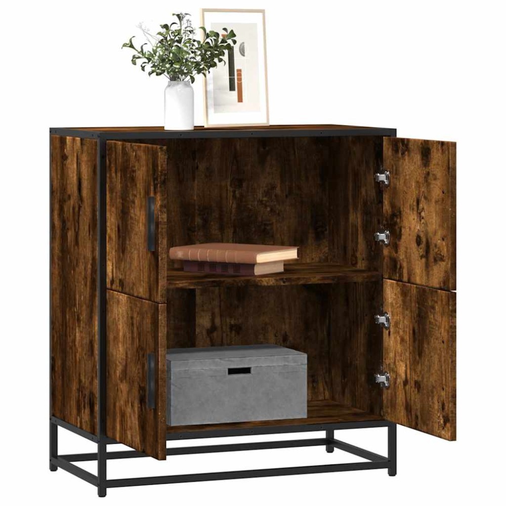 vidaXL Ντουλάπι Καπνιστή Δρυς 68x35x76 εκ. από Επεξεργασμένο Ξύλο