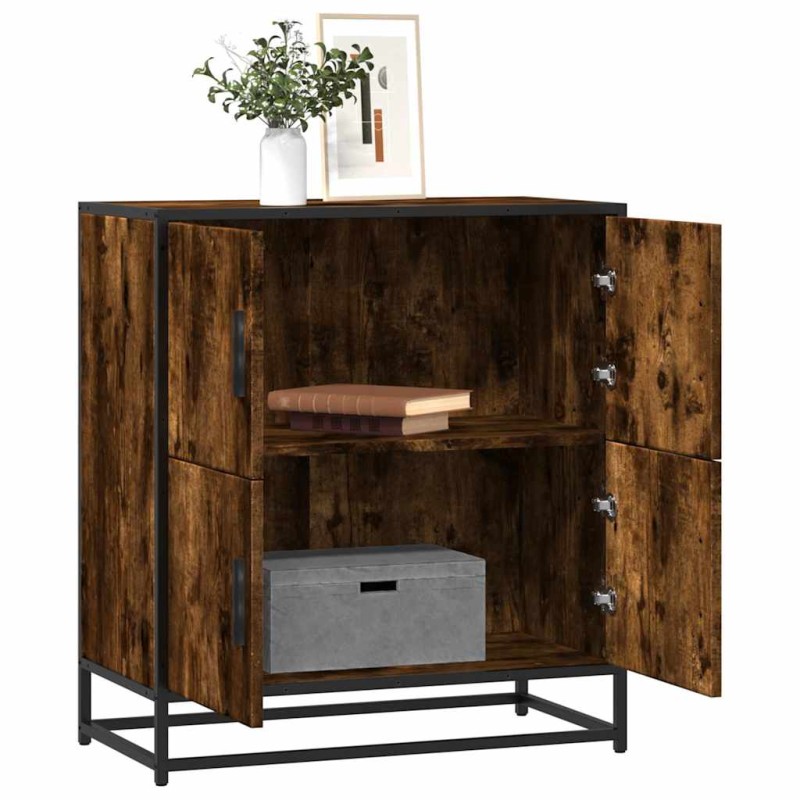 vidaXL Ντουλάπι Καπνιστή Δρυς 68x35x76 εκ. από Επεξεργασμένο Ξύλο