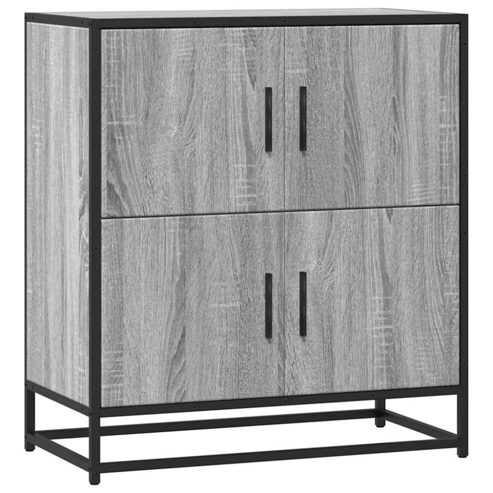 vidaXL Συρταριέρα Γκρι sonoma 68x35x76 cm Ξύλινο μηχανουργικό ξύλο