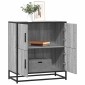 vidaXL Συρταριέρα Γκρι sonoma 68x35x76 cm Ξύλινο μηχανουργικό ξύλο