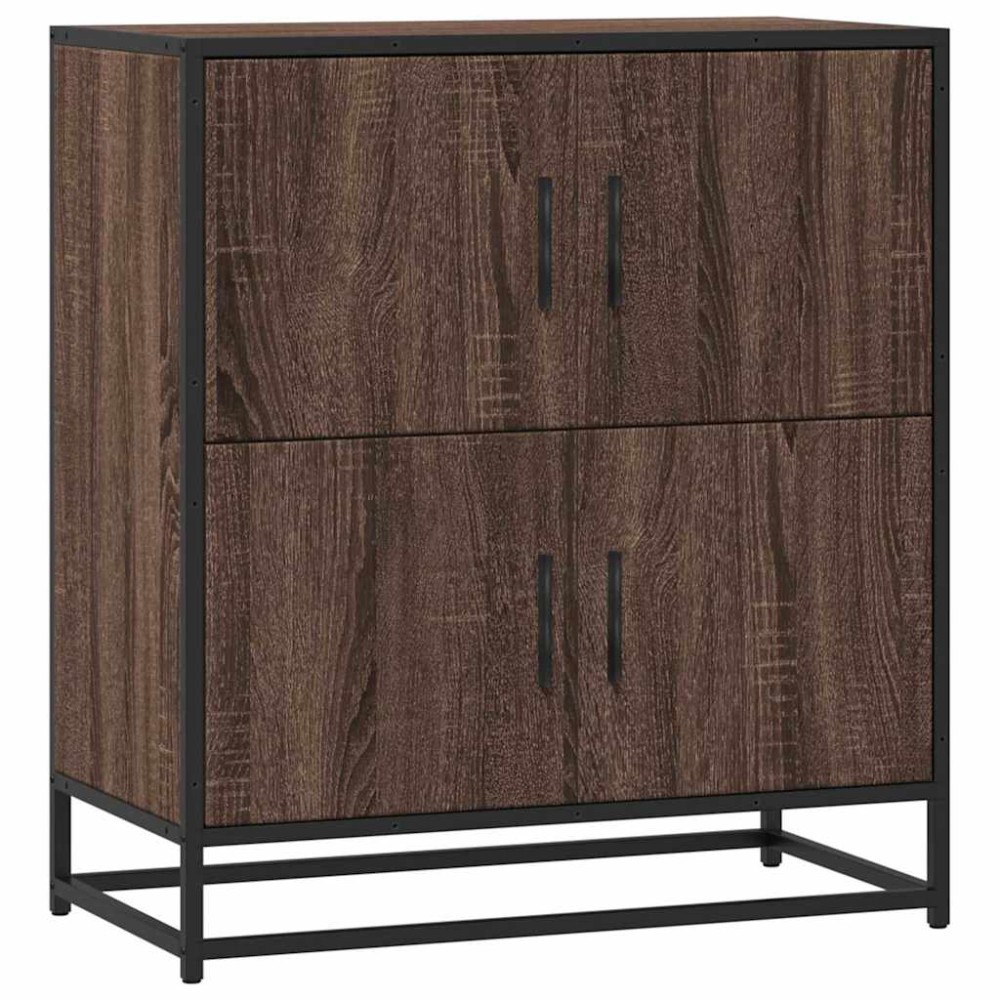 vidaXL Συρταριέρα καφέ δρυς 68x35x76 cm Κατασκευασμένο ξύλο