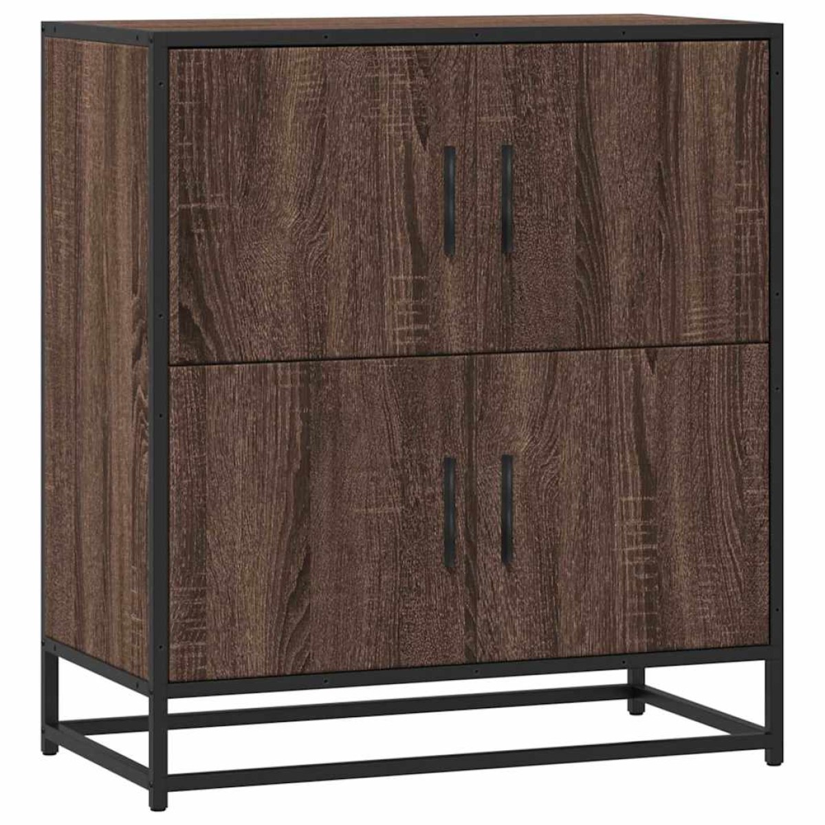 vidaXL Συρταριέρα καφέ δρυς 68x35x76 cm Κατασκευασμένο ξύλο