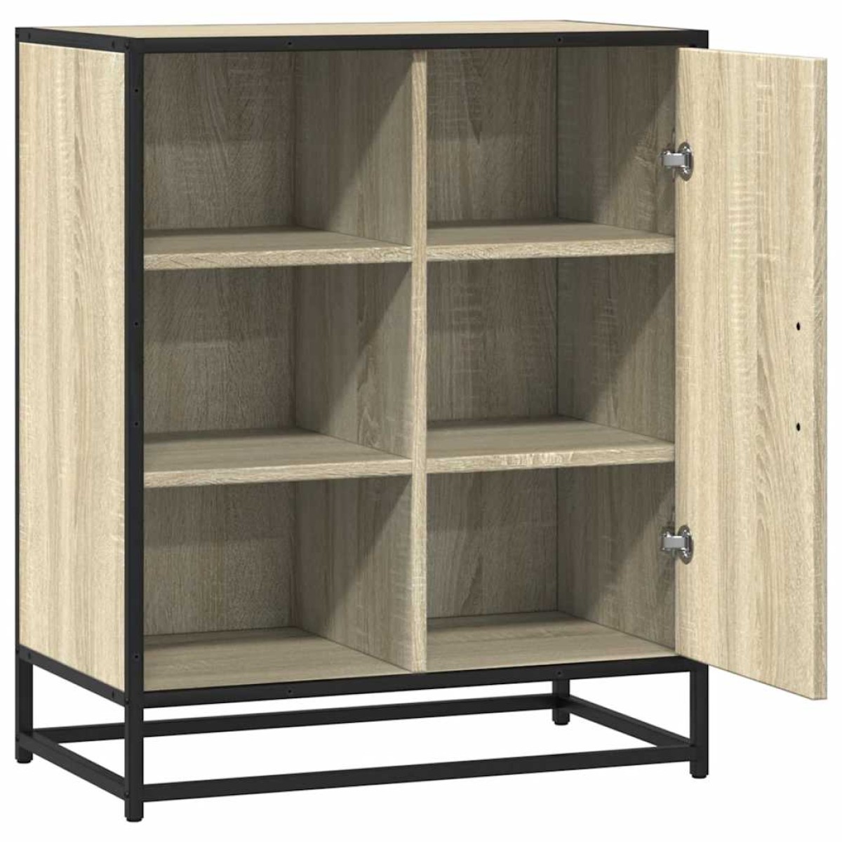 vidaXL Sideboard Sonoma Oak 62x35x76 cm Κατασκευασμένο ξύλο