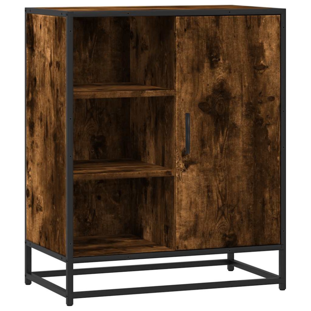 vidaXL Sideboard Καπνιστή δρυς 62x35x76 cm Κατασκευασμένο ξύλο