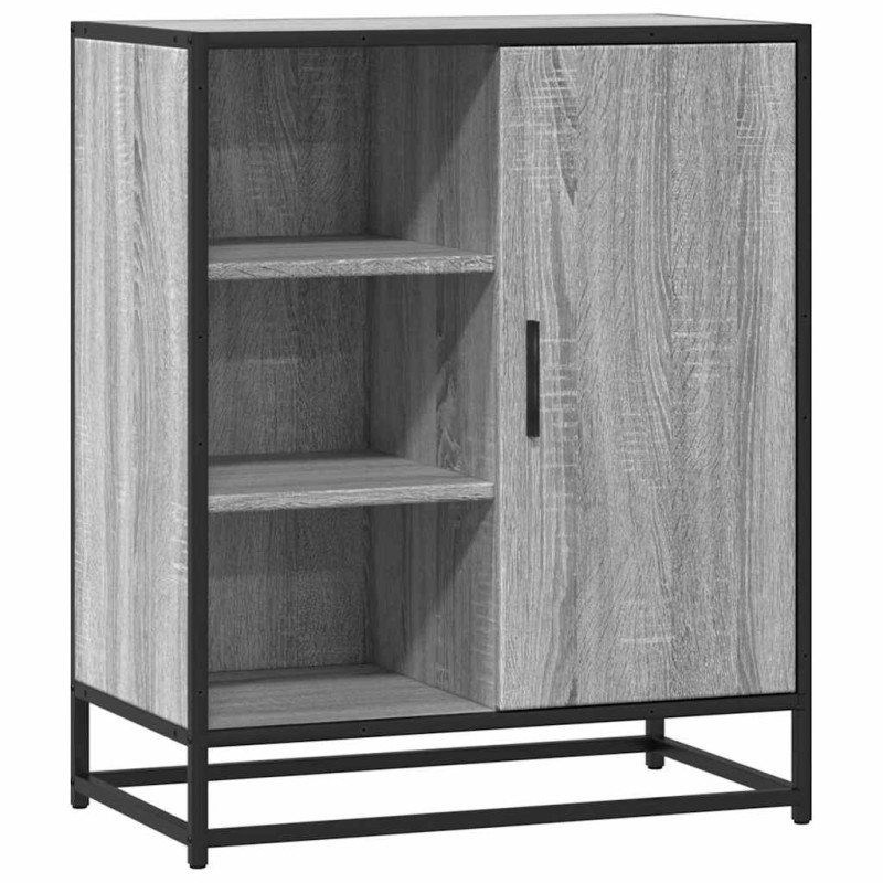 vidaXL Sideboard Grey Sonoma 62x35x76 cm Ξύλινο μηχανουργικό ξύλο
