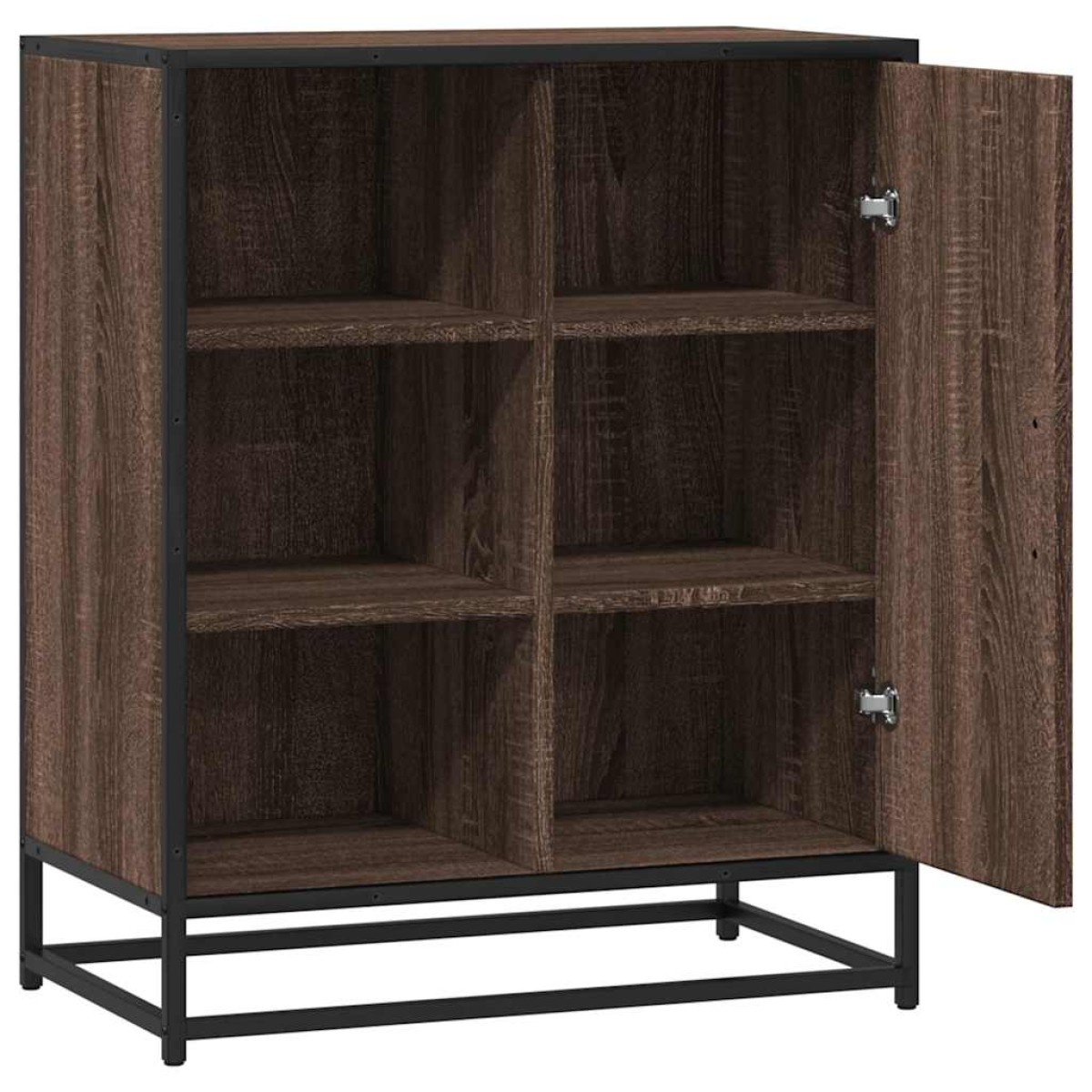 vidaXL Sideboard καφέ δρυς 62x35x76 cm Ξύλο μηχανής